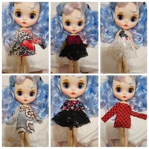 6 outfits for Blythe doll